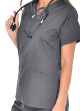 Load image into Gallery viewer, Mini Marilyn (brand) V Neck Jogger Scrub Set