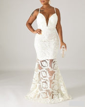 Load image into Gallery viewer, Princess Lace Mermaid Dress