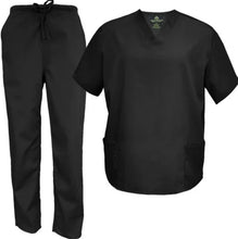 Load image into Gallery viewer, Natural Uniforms (brand) Unisex V Neck Scrub Set