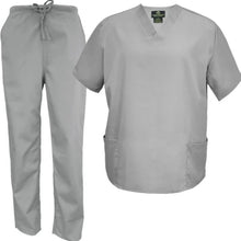 Load image into Gallery viewer, Natural Uniforms (brand) Unisex V Neck Scrub Set