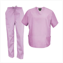 Load image into Gallery viewer, Natural Uniforms (brand) Unisex V Neck Scrub Set