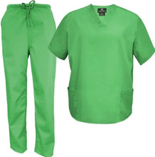 Load image into Gallery viewer, Natural Uniforms (brand) Unisex V Neck Scrub Set