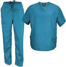 Load image into Gallery viewer, Natural Uniforms (brand) Unisex V Neck Scrub Set