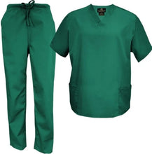 Load image into Gallery viewer, Natural Uniforms (brand) Unisex V Neck Scrub Set