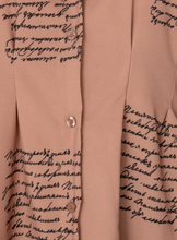 Load image into Gallery viewer, Camel Letter Print Corset Shirt Dress