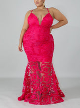 Load image into Gallery viewer, Princess Lace Mermaid Dress