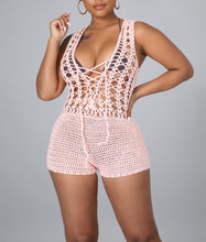 Load image into Gallery viewer, 🔥"She Shredded" Cover Up Romper 🔥