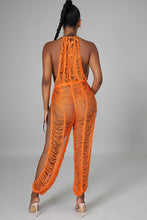 Load image into Gallery viewer, 🔥"She Shredded" Cover Up Split Leg Jumpsuit 🔥