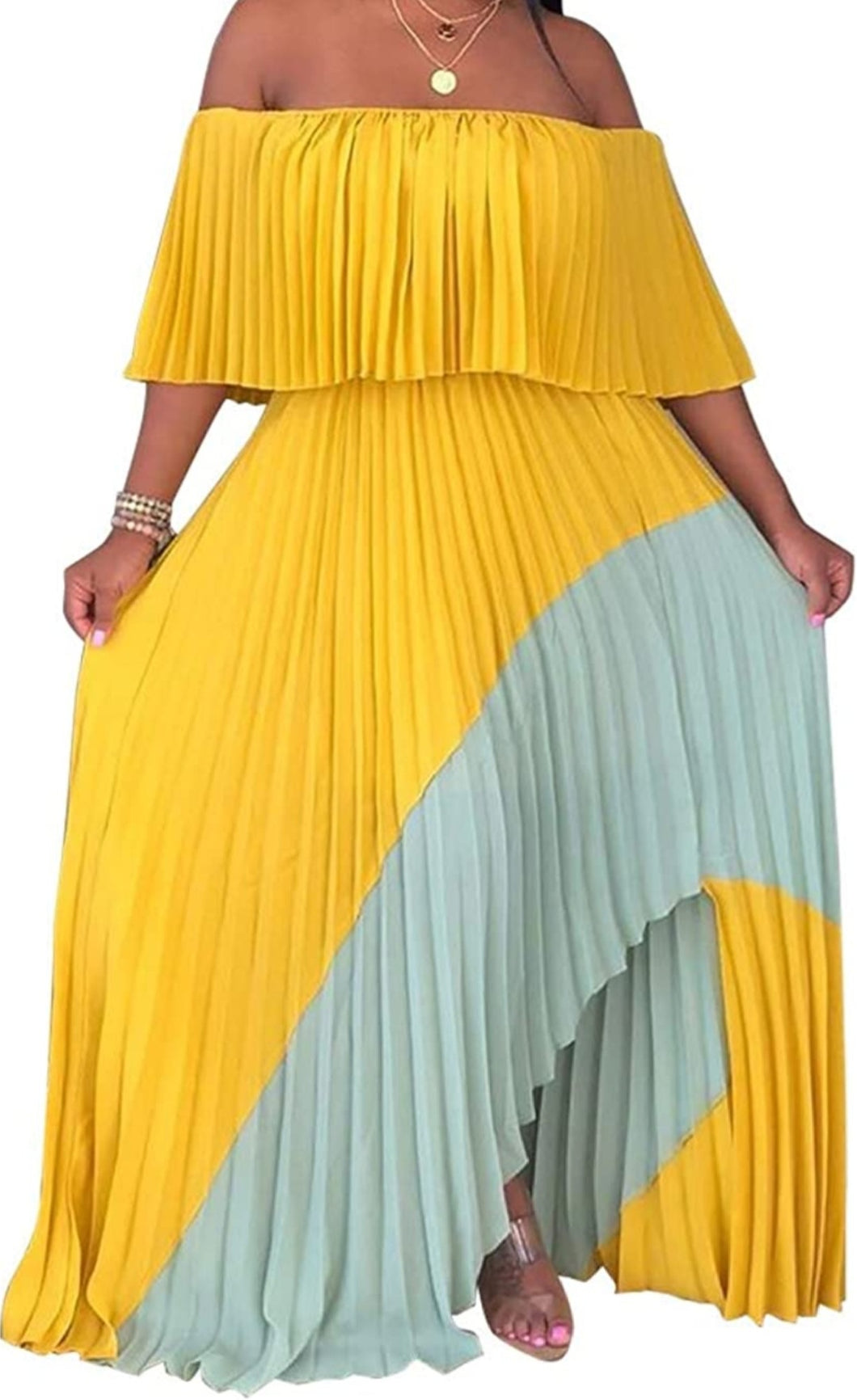 Lilian Off Shoulder Maxi Dress