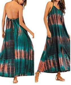 Henna Halter Top Maxi Dress