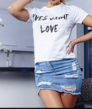 Load image into Gallery viewer, Yves Saint Love Slogan Top
