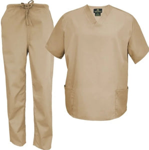 Natural Uniforms (brand) Unisex V Neck Scrub Set