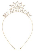 Load image into Gallery viewer, Crystal MY BIRTHDAY Headband
