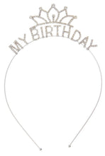 Load image into Gallery viewer, Crystal MY BIRTHDAY Headband
