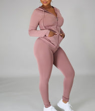 Load image into Gallery viewer, Mary Jane Hooded Leggings Set
