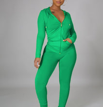 Load image into Gallery viewer, Mary Jane Hooded Leggings Set
