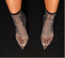 Load image into Gallery viewer, Rhinestone Sock Boots
