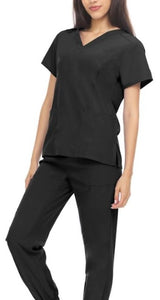 Hey Collection Cargo Mock Wrap  Scrub Set