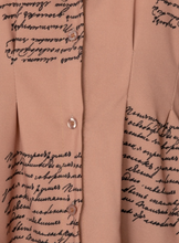 Load image into Gallery viewer, Camel Letter Print Corset Shirt Dress
