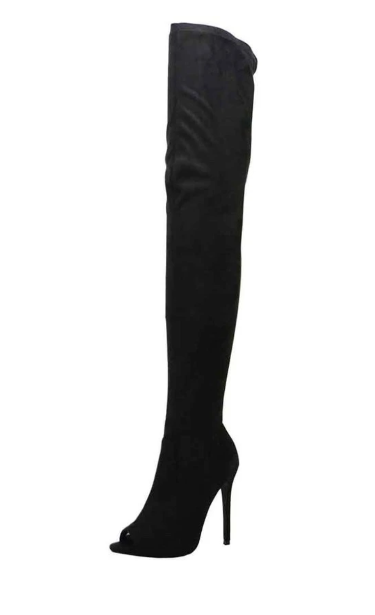 Thigh High Boot Black