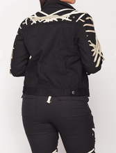 Load image into Gallery viewer, Lace-Up Natural Color Jacket Pre-Order
