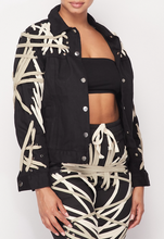 Load image into Gallery viewer, Lace-Up Natural Color Jacket Pre-Order
