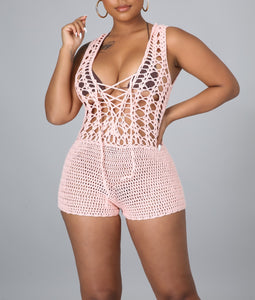 🔥"She Shredded" Cover Up Romper 🔥