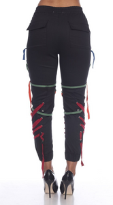 Lace-Up Colorful Pants Pre-Order