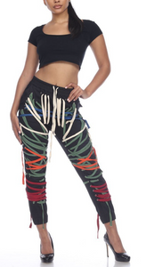 Lace-Up Colorful Pants Pre-Order