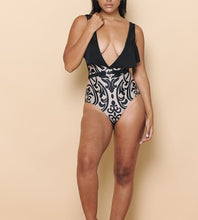 Load image into Gallery viewer, Black Royalty Swimsuit
